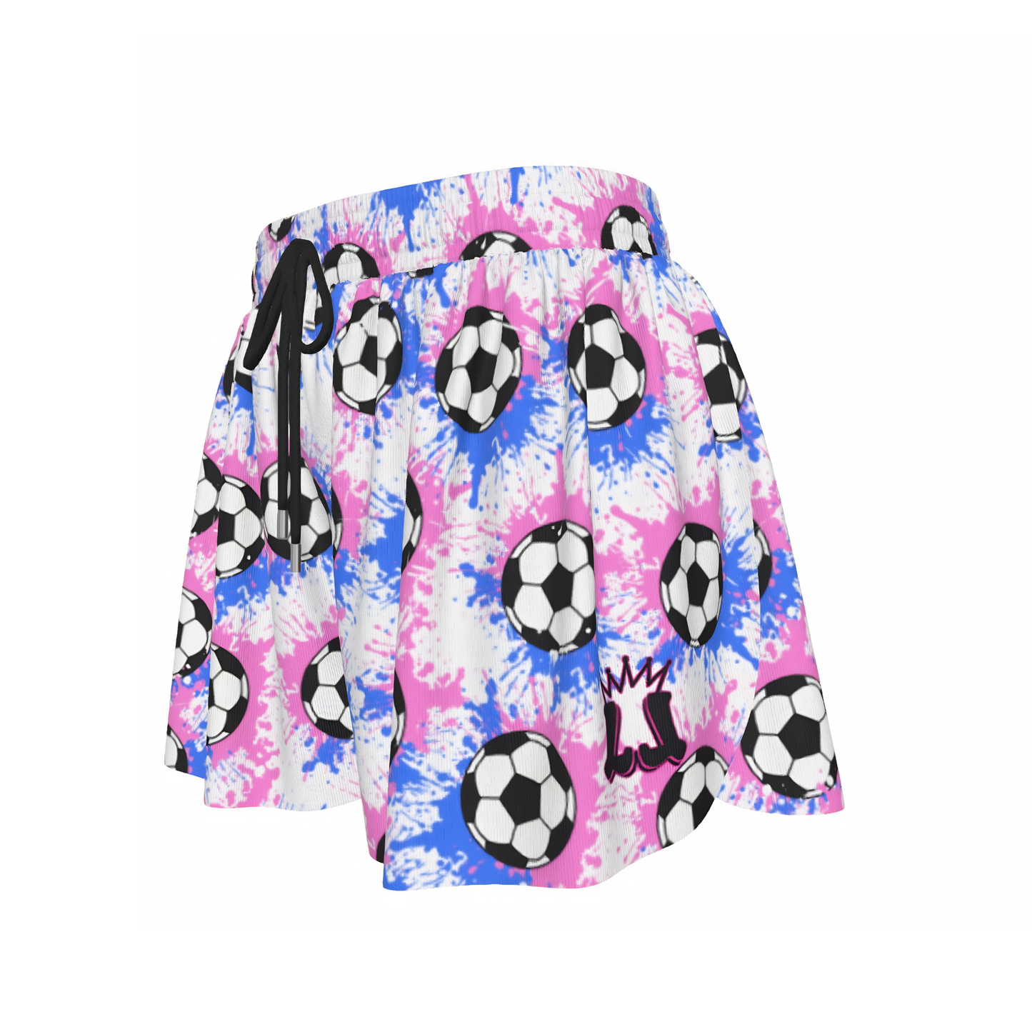 Women's Soccer Splash Butterfly Shorts