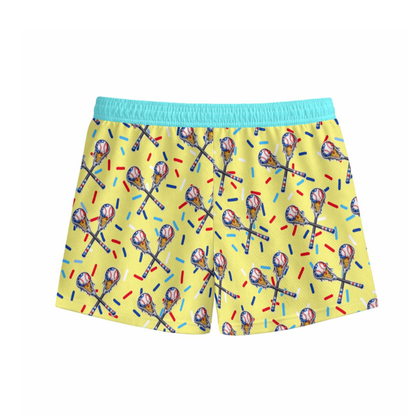 Youth Lacrosse Ice Cream Americana Mesh Shorts