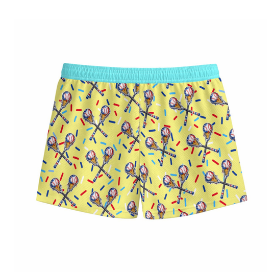 Youth Lacrosse Ice Cream Americana Mesh Shorts