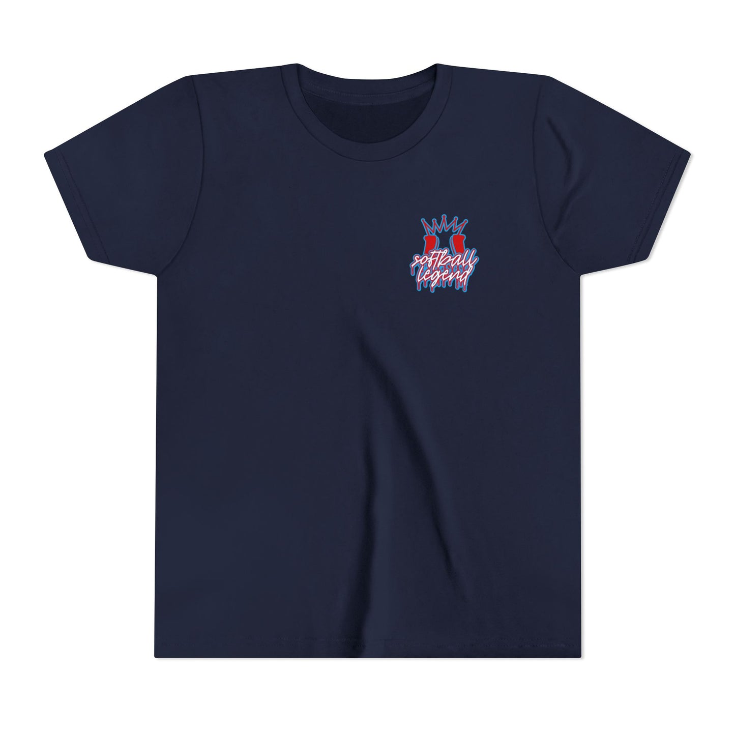 Youth Softball Ice Cream Drip T-Shirt