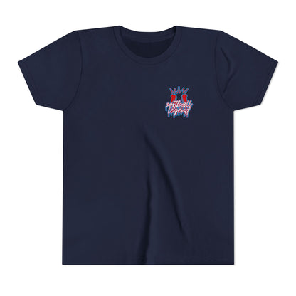 Youth Softball Ice Cream Drip T-Shirt