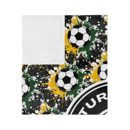 Sturbridge Soccer Minky Plush Blanket Blanket - Edition 1