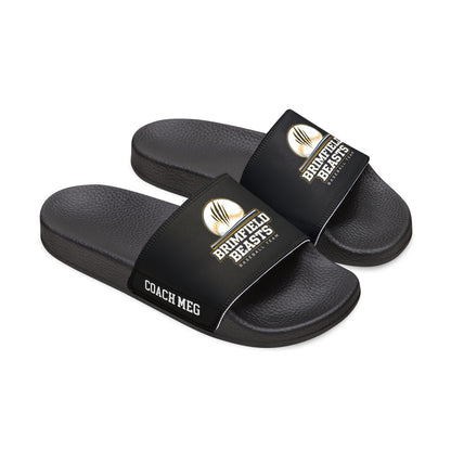 Women's Brimfield Beasts Baseball Deco Brand Slides - Personalized