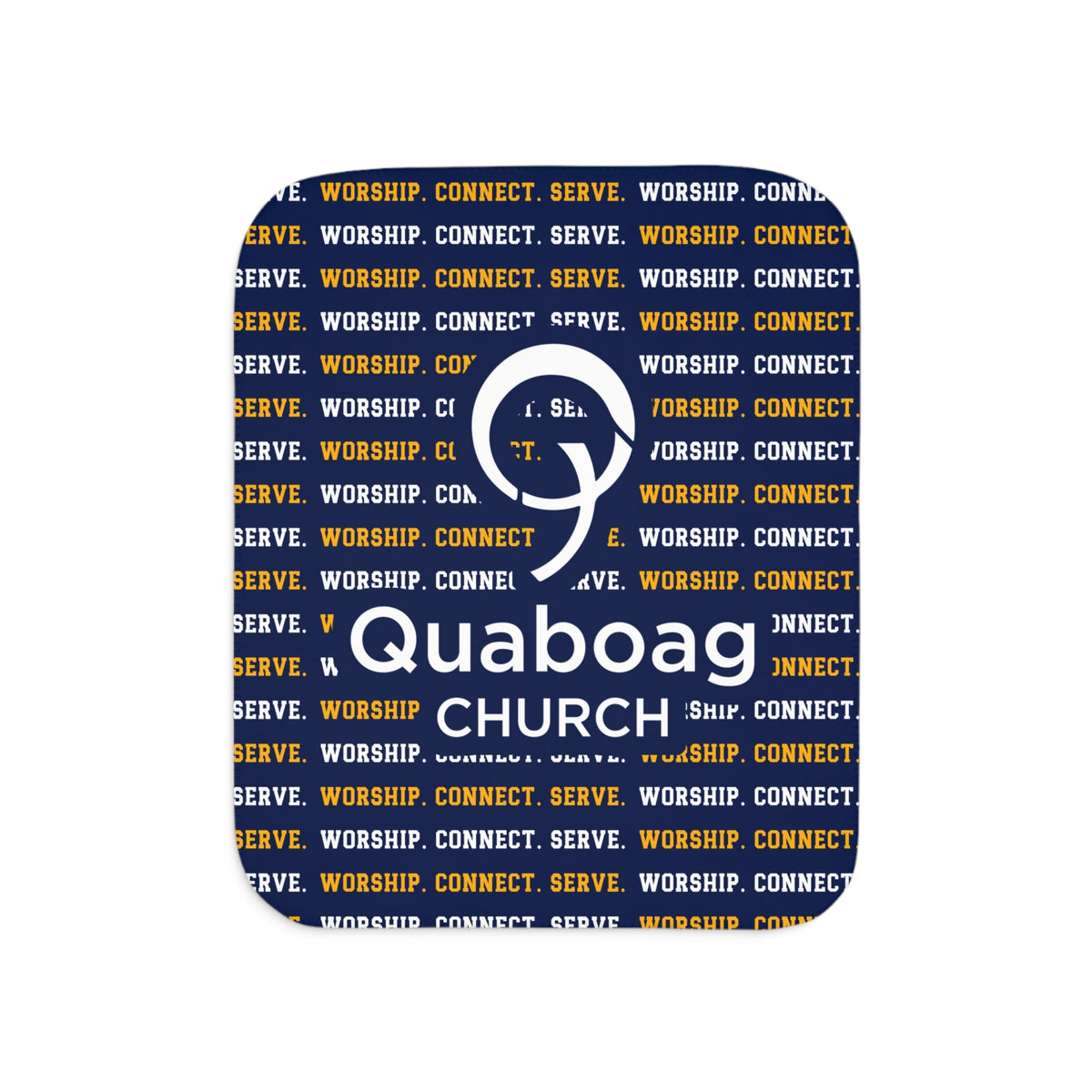 Quaboag Church Sherpa Blanket - Version 1