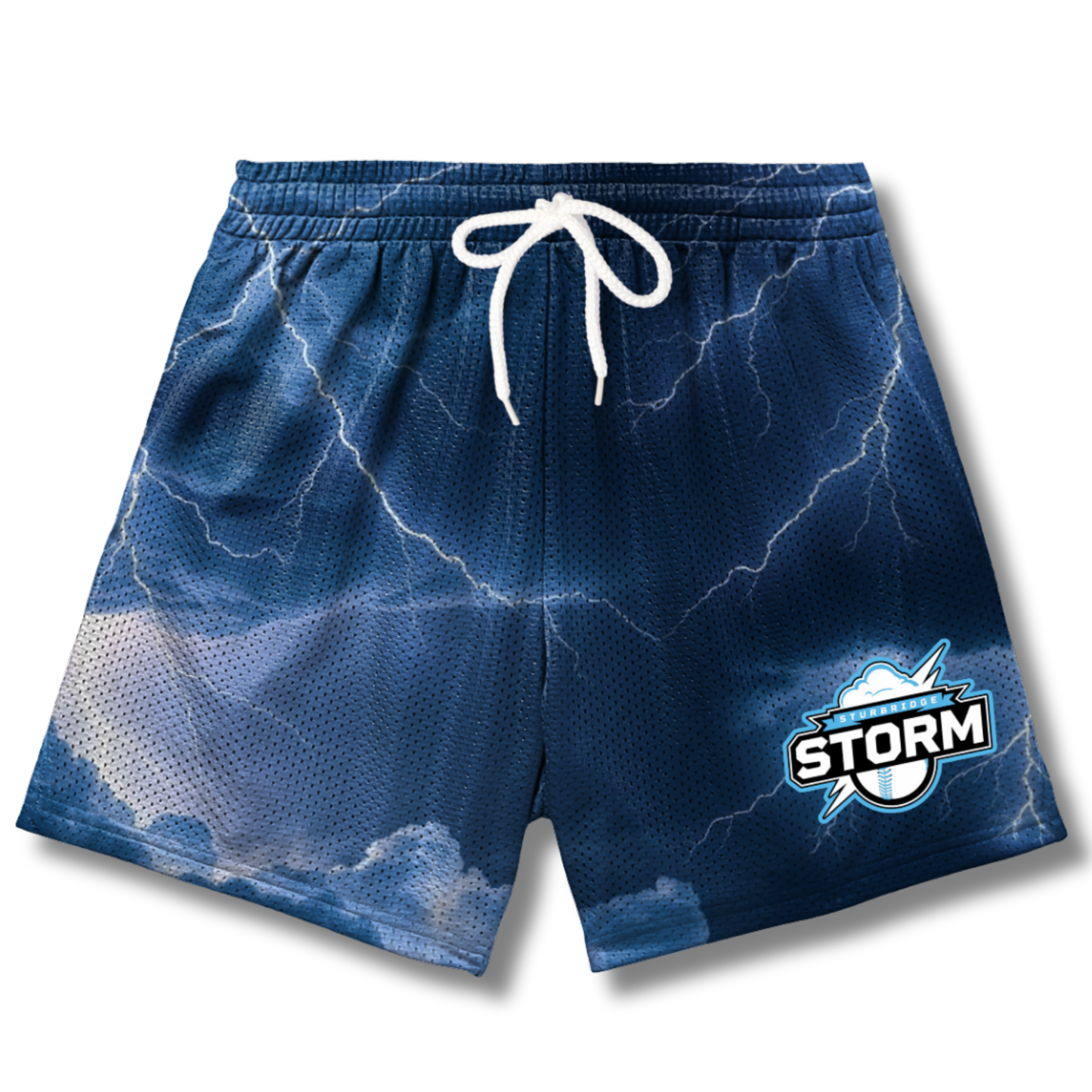 Adult Storm Mesh Shorts - Lightning Edition (with inner liner)