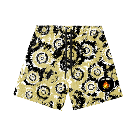 Adult Brimfield Inferno Softball Mesh Shorts Tie Dyed Edition (with inner liner)