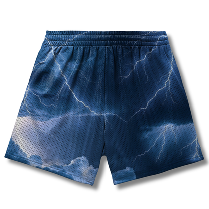 Adult Storm Mesh Shorts - Lightning Edition (with inner liner)