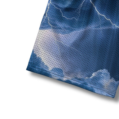 Adult Storm Mesh Shorts - Lightning Edition (with inner liner)