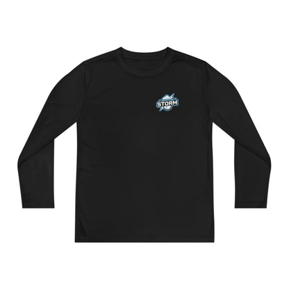 Youth Storm Sport-Tek YST350LS Long Sleeve Competitor Tee (Personalized)