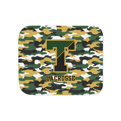 TRYLAX Sherpa Blanket - Faded Camo Design