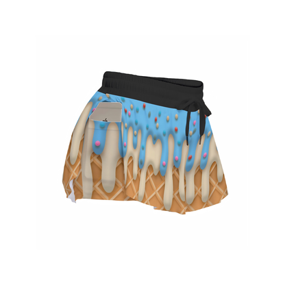Women's Sturbridge Storm Ice Cream Drip Butterfly Shorts