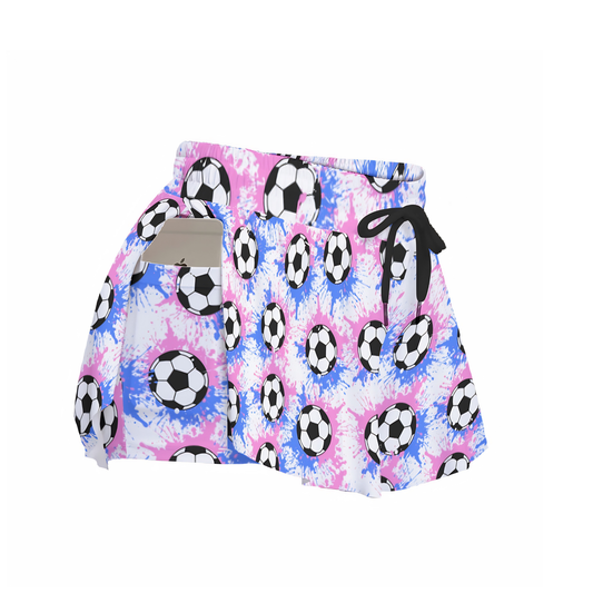 Women's Soccer Splash Butterfly Shorts