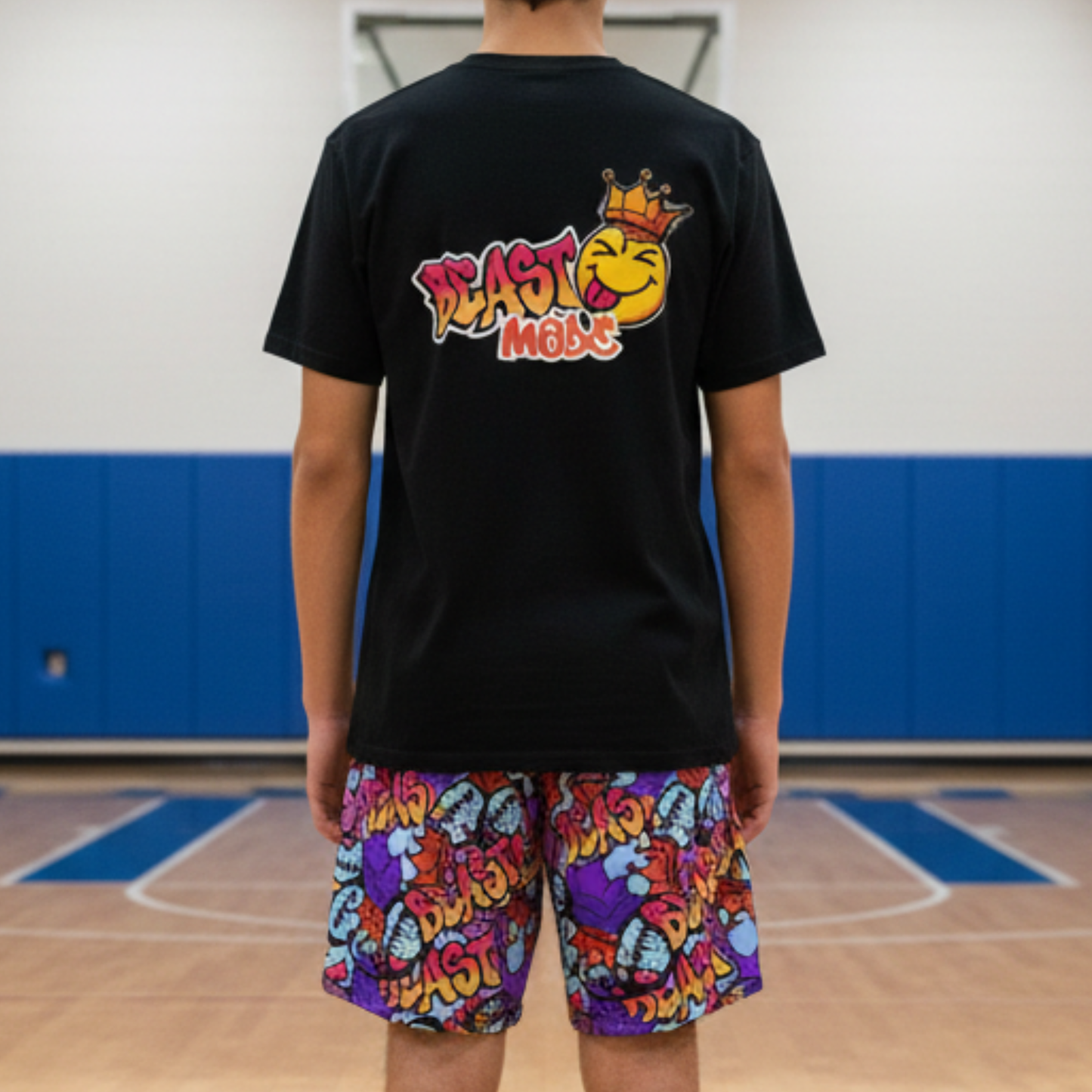 Adult Unisex Beast Mode Sports T-Shirt, Funny Graffiti Design