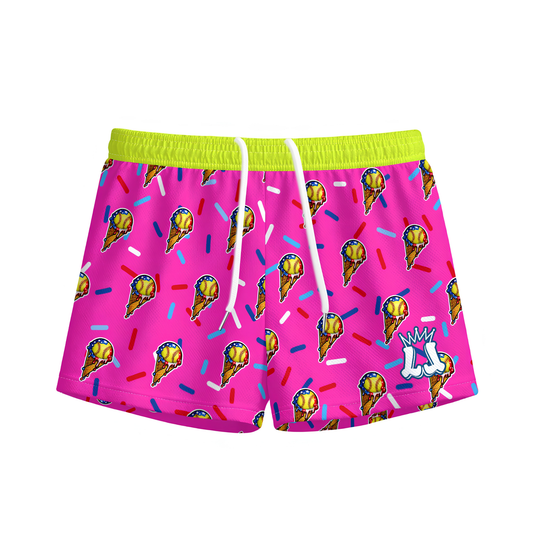 Youth Patriotic Softball Shorts