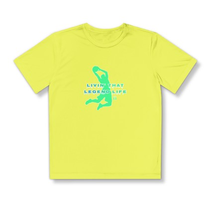 Youth Sport-Tek Basketball T-Shirt: Livin' That Legend Life