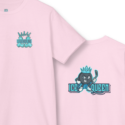Youth Unisex Graphic Ice Hockey T-Shirt: Ice Queen