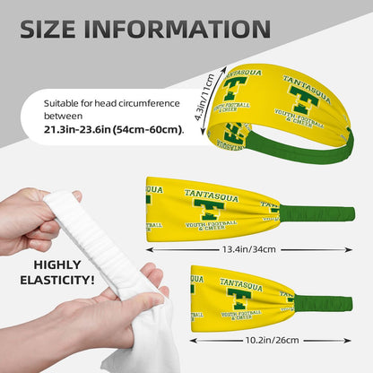 TYFC Elastic Sports Headband (TYFC Yellow/Green)