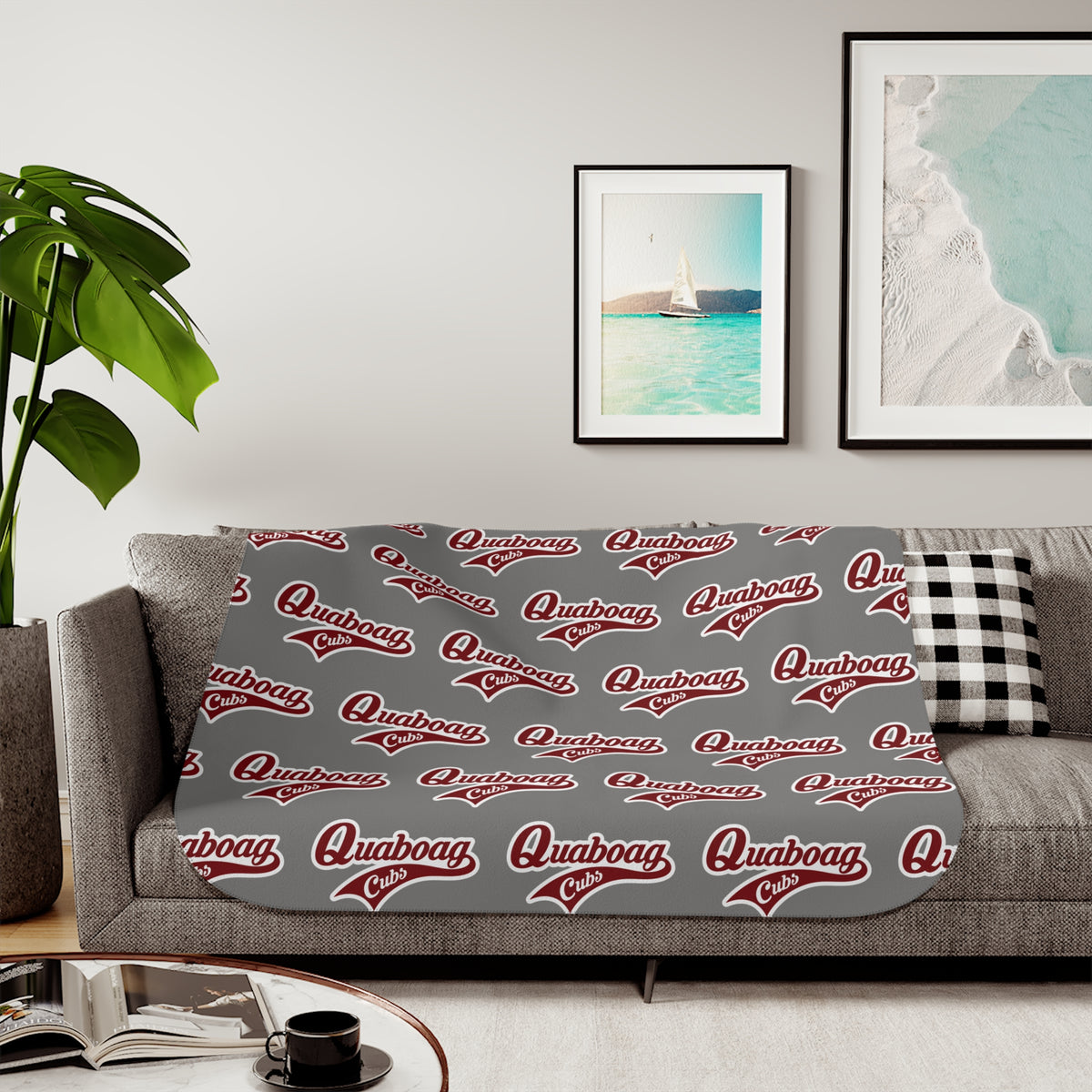 Quaboag Baseball Sherpa Blanket