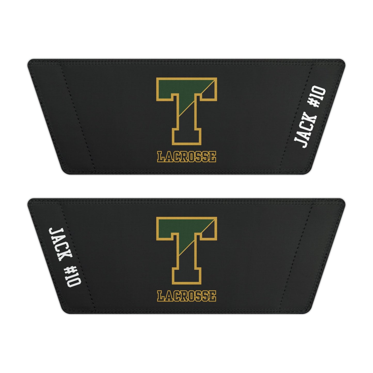Youth TRYLAX Deco Brand Removable Strap Slides (Black, Personalized)