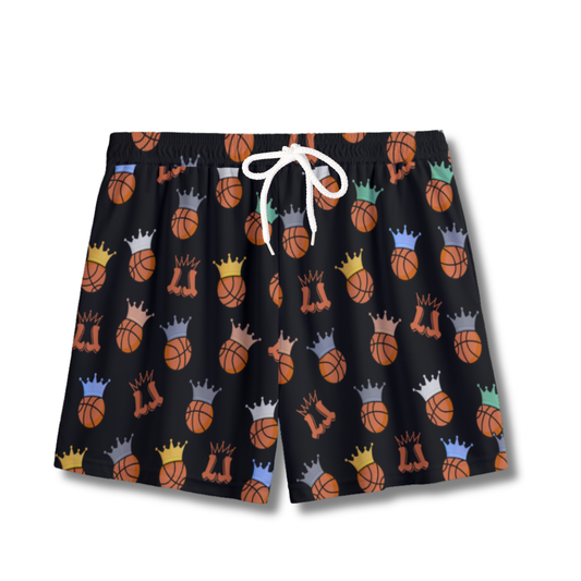 Youth Basketball Rebound Kings Mesh Athletic Shorts