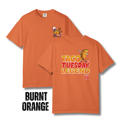 Adult Taco Tuesday Legend Basketball T-Shirt - Comfort Colors®