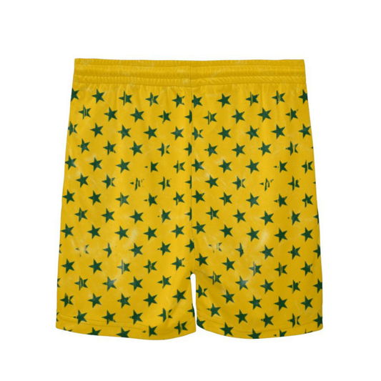 Youth Sturbridge Little League Baseball Shorts - Flag, Yellow Edition