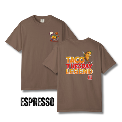Adult Taco Tuesday Legend Basketball T-Shirt - Comfort Colors®
