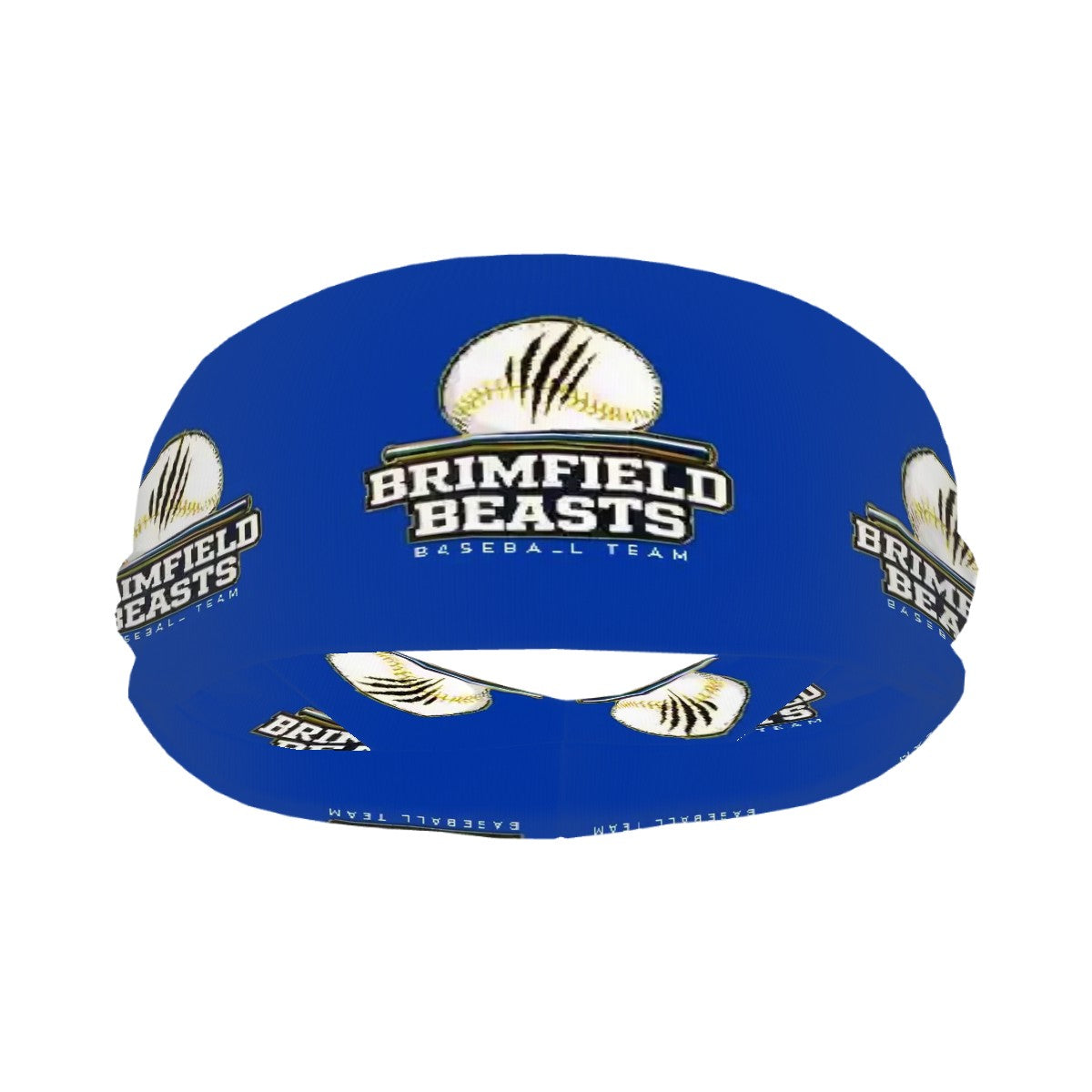 Brimfield Beasts Baseball Blue Sweatband