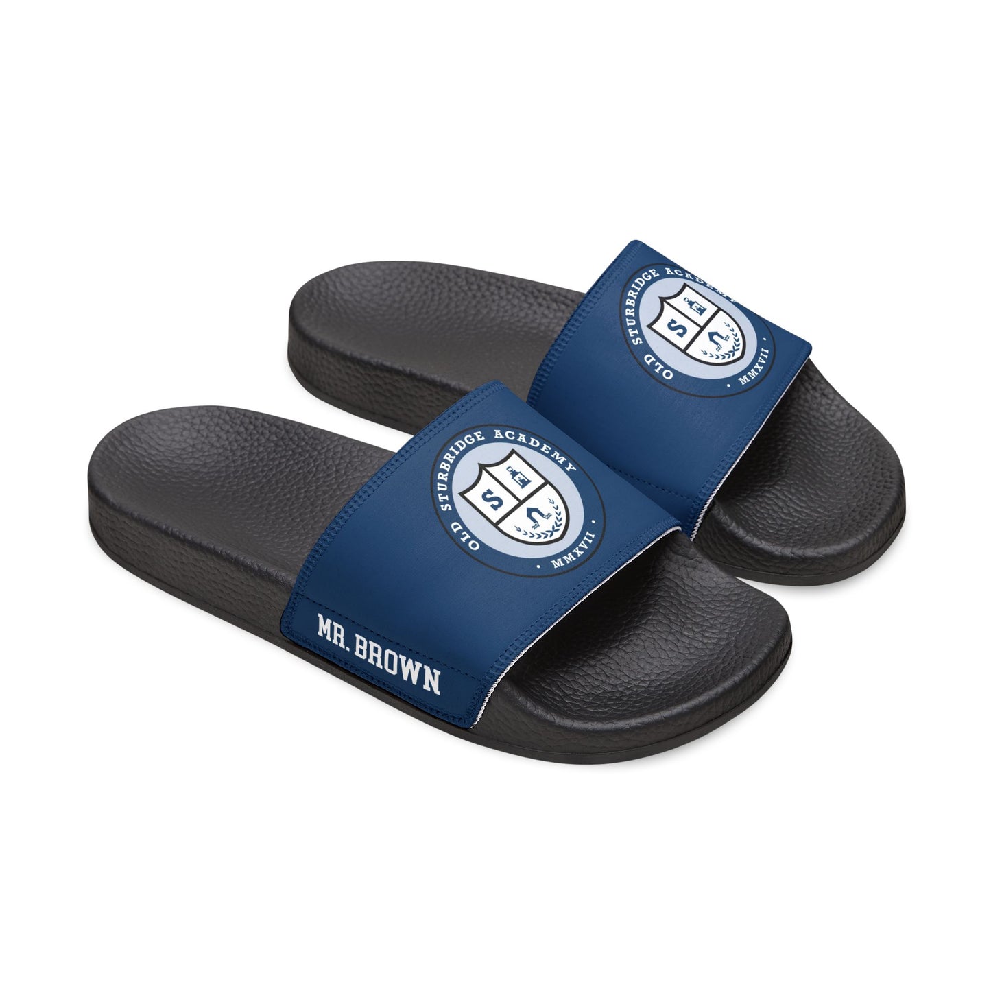 Men's OSA Deco Brand Removable Strap Slides - Personalized