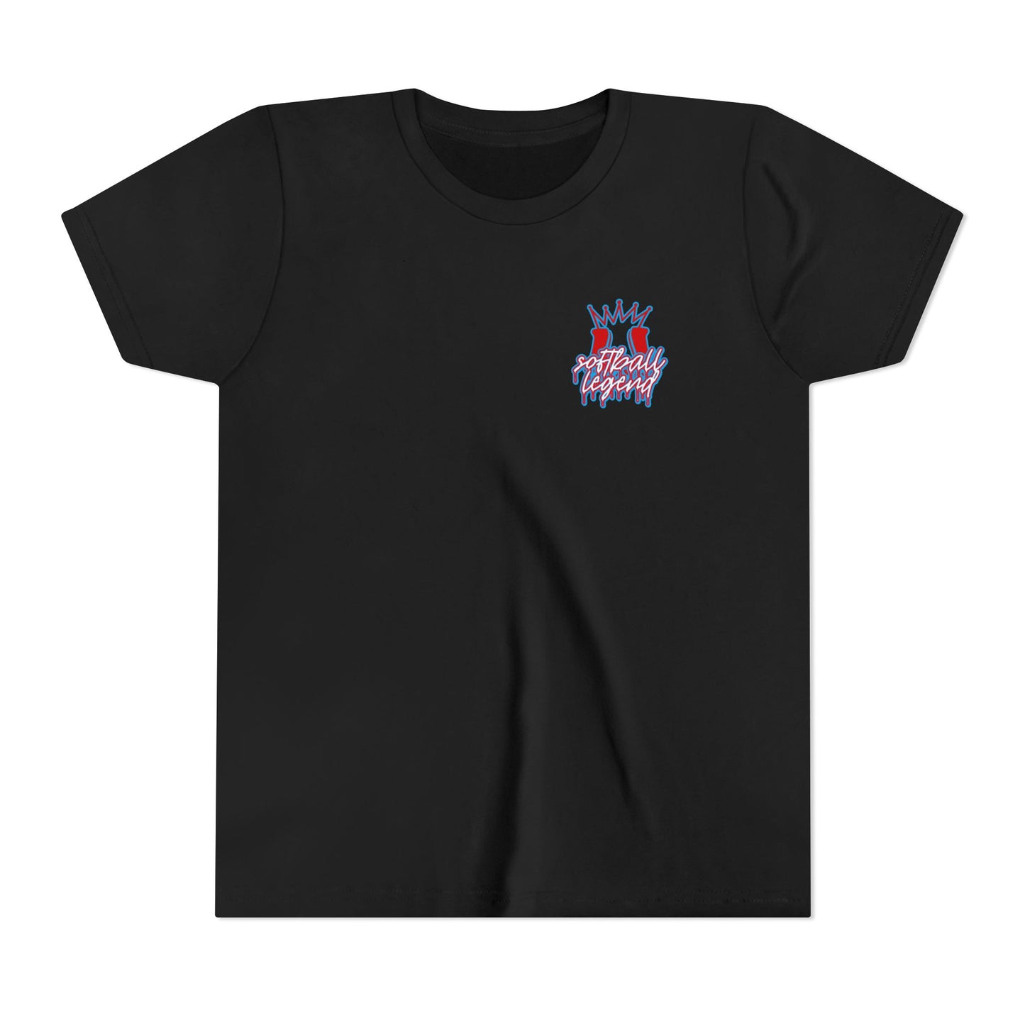 Youth Softball Ice Cream Drip T-Shirt