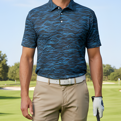 Makin' Waves Men's UV Protection Polo Shirt