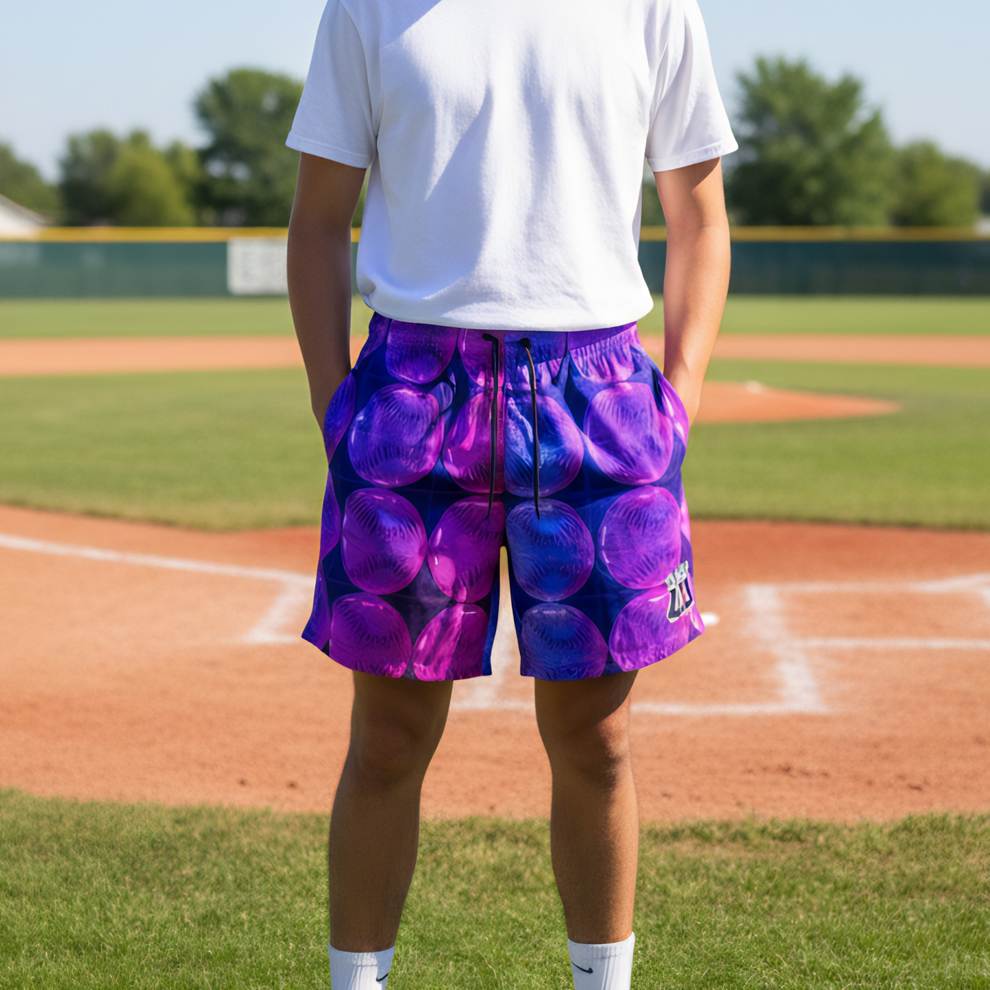 Adult and Teen Unisex Baseball Mesh Shorts