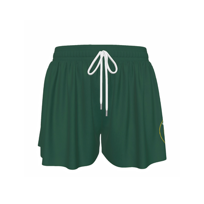Women's Sturbridge Softball Green Butterfly Shorts
