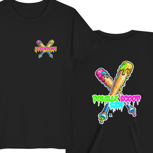 Kids Baseball Softball T-Shirt Softball Ice Cream Design