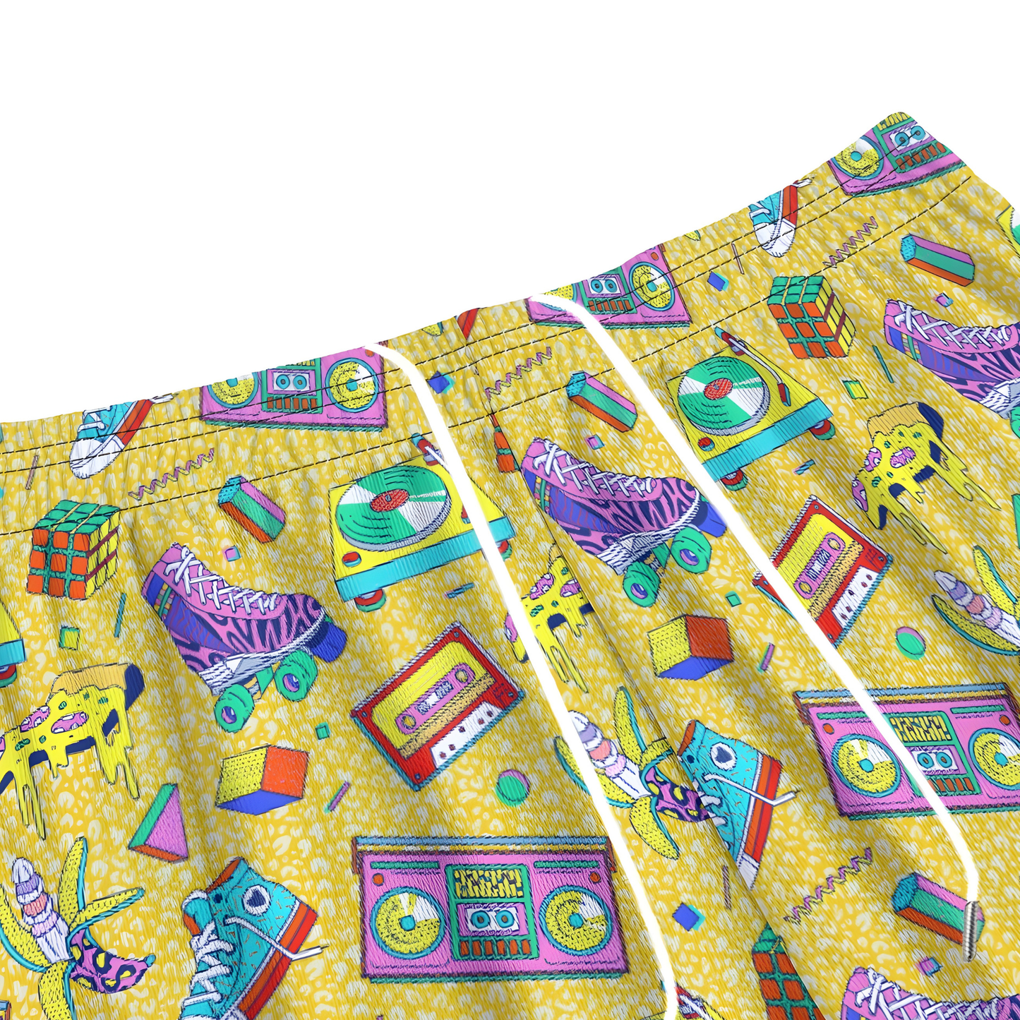 Retro 80's Unisex Mesh Shorts
