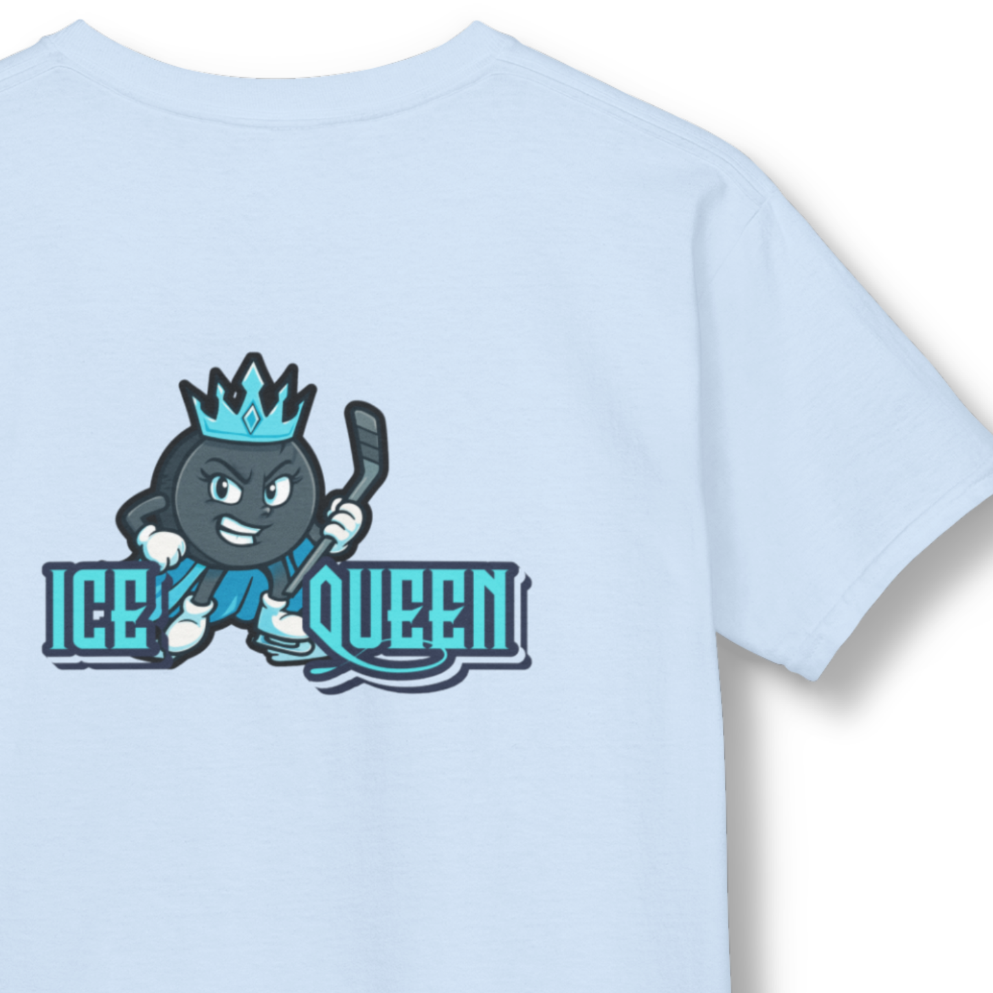 Youth Unisex Graphic Ice Hockey T-Shirt: Ice Queen