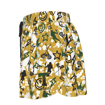 TRYLax Women's Butterfly Shorts - Girl's Graffiti Splash Edition