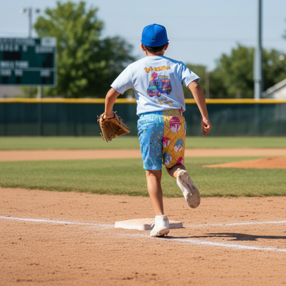 Youth Baseball Drip Mesh Shorts