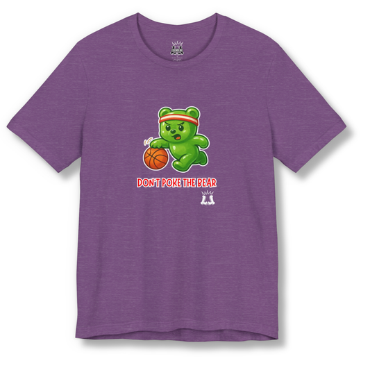 Adult Basketball T-Shirt: Don't Poke The Gummy Bear