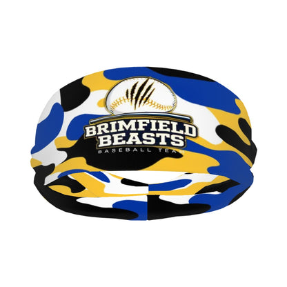 Brimfield Beasts Camo Sweatband