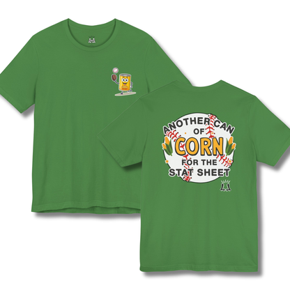 Adult Can of Corn Baseball Humor T-Shirt
