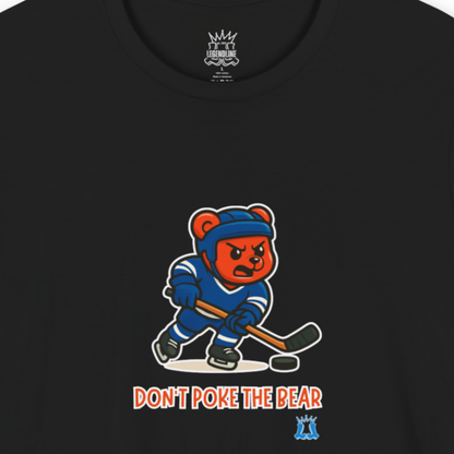 Adult Unisex Hockey T-Shirt, Don't Poke the Gummy Bear