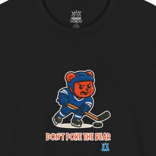 Adult Unisex Hockey T-Shirt, Don't Poke the Gummy Bear