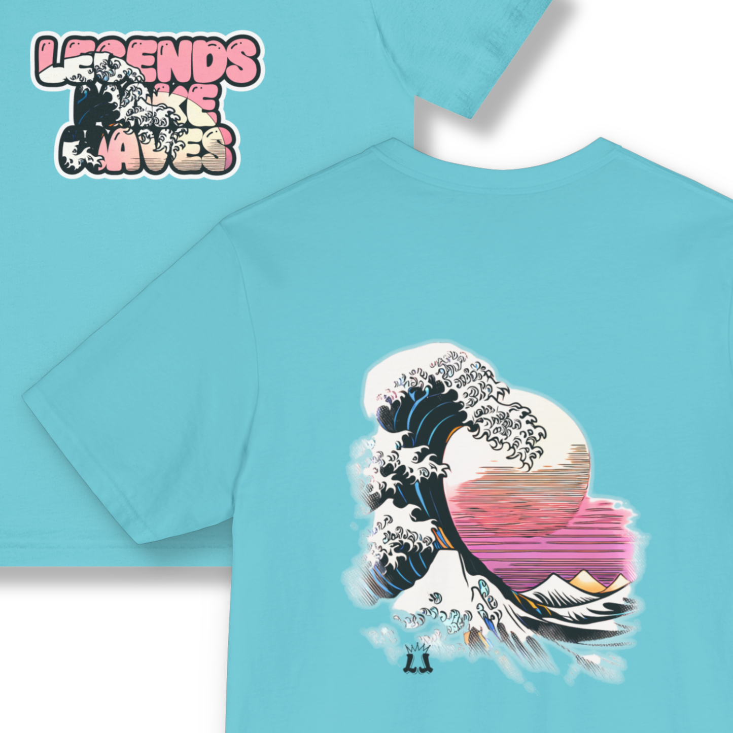 Legends Make Waves: Adult Graphic T-Shirt