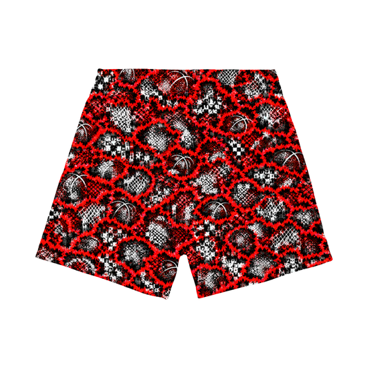 Teen/Adult CMC Mesh Shorts, Abstract (with inner liner)