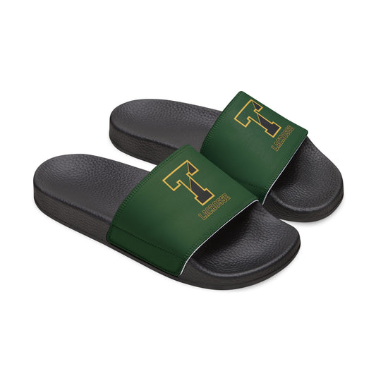 Youth TRYLAX Deco Brand Removable Strap Slides (Green, Non-Personalized)