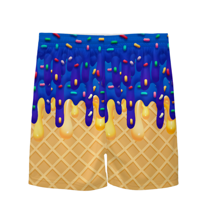 Youth Brimfield Beasts Baseball Ice Cream Drip Mesh Shorts