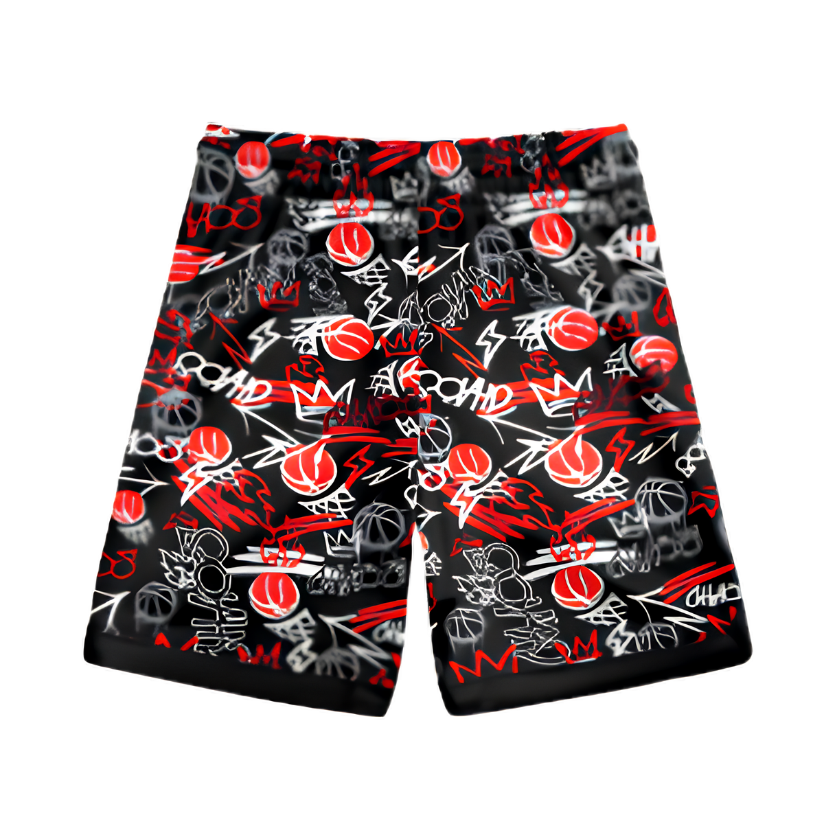 Youth Central Ma Chaos Graffiti Basketball Shorts