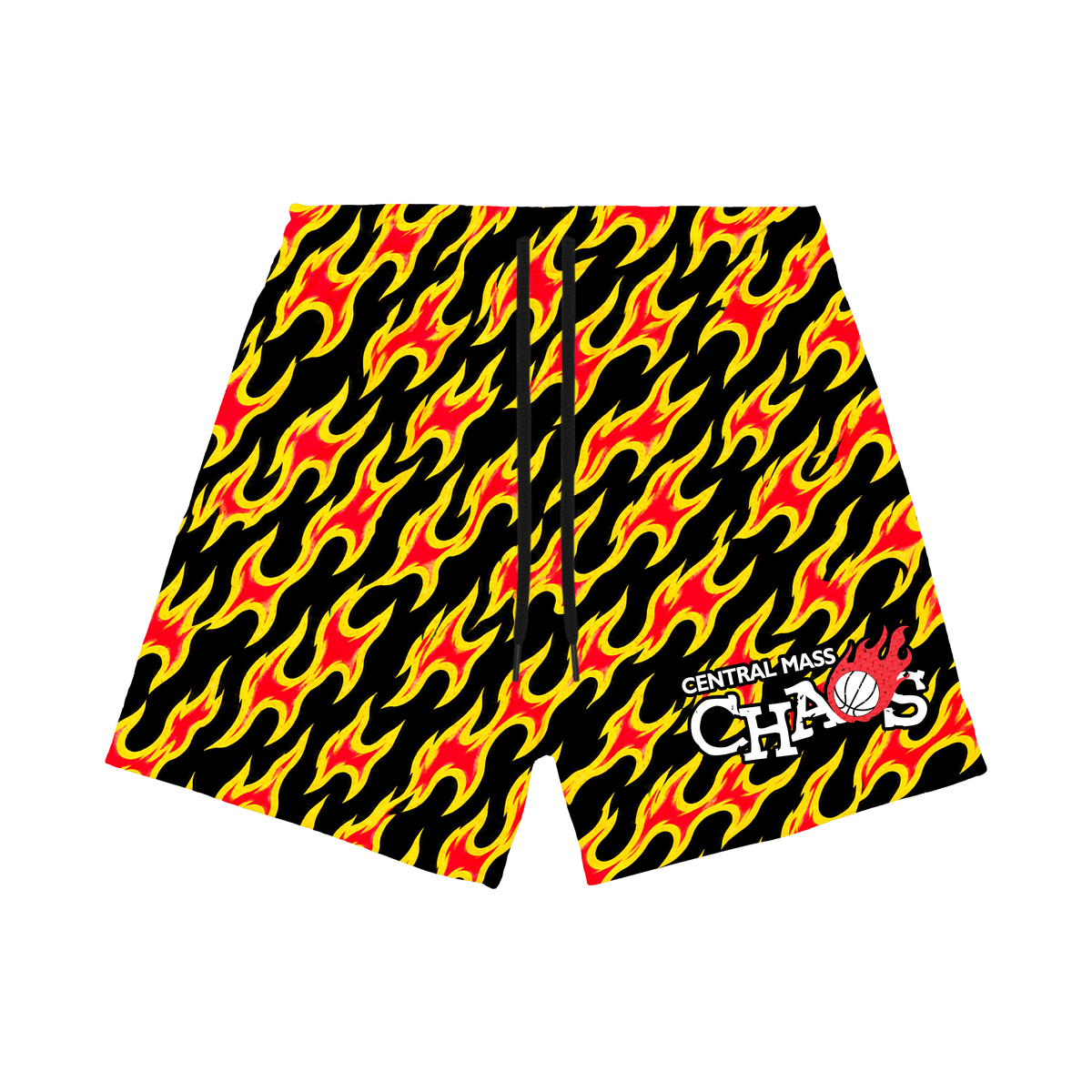 Teen/Adult CMC Mesh Shorts, Fire (with inner liner)