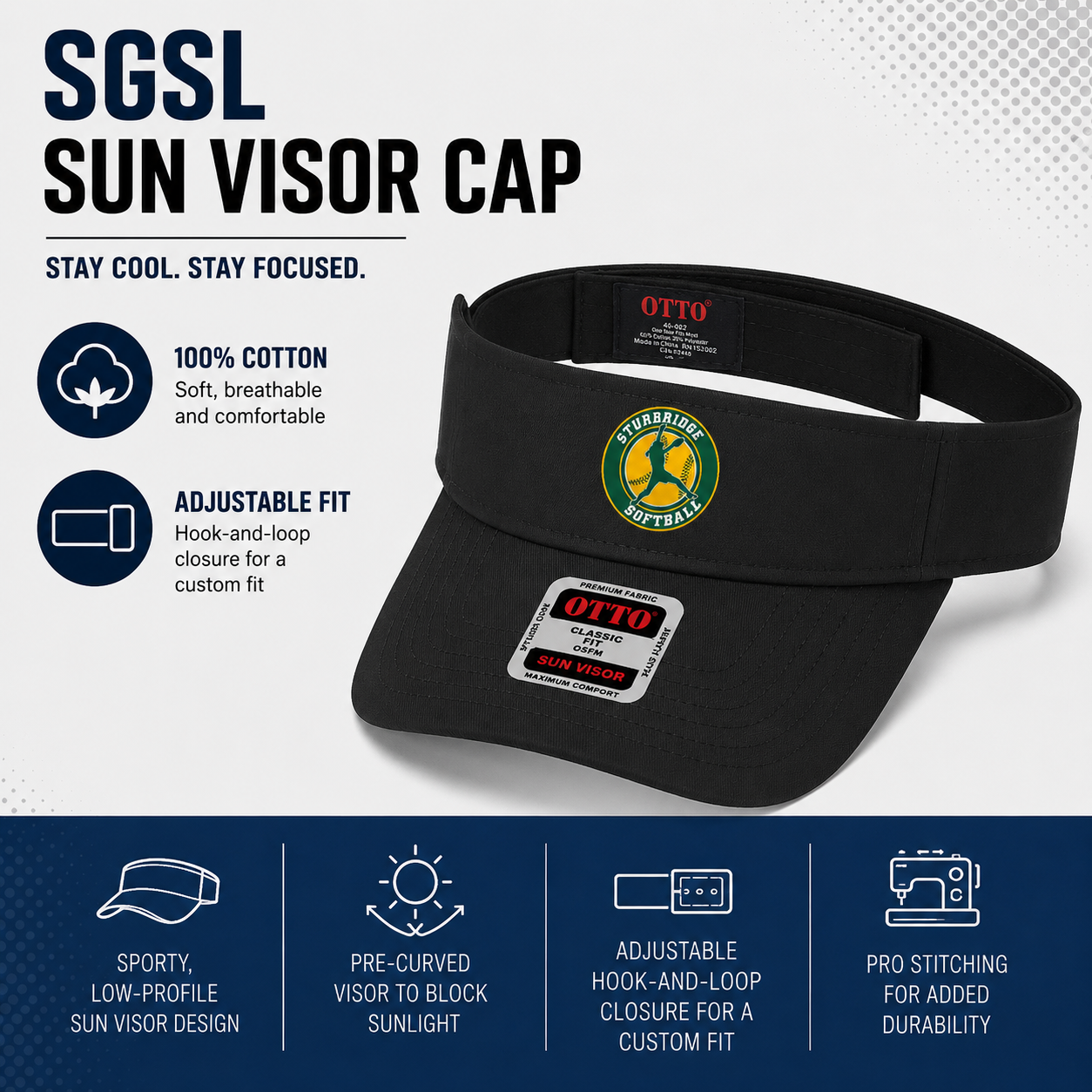 SGSL Sun Visor Cap
